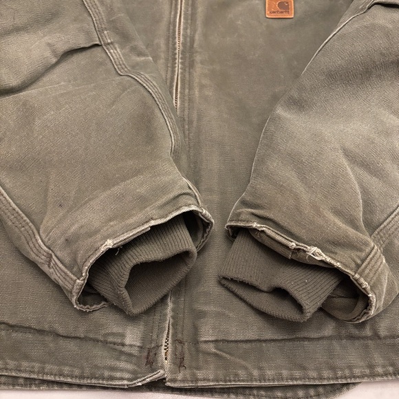 Carhartt J141 ARG (army green) hooded jacket - Picture 3 of 14